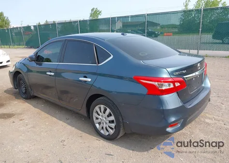 2016 Nissan Sentra Sv z USA, uszkodzony, nr VIN 3N1AB7AP0GY219630